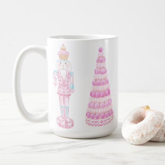 Pastell söta gods nötknäppare kaffemugg (Med munk)