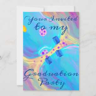 Pastell Synaps Inbjudningar