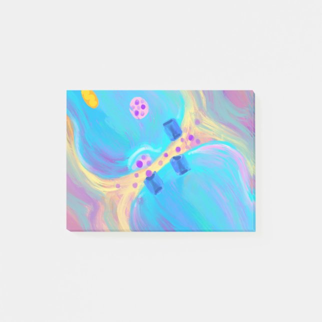Pastell Synaps Post-it Block (Framsida)