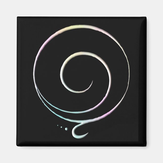 Pastell Tacksamhet  Magnet (Framsidan)