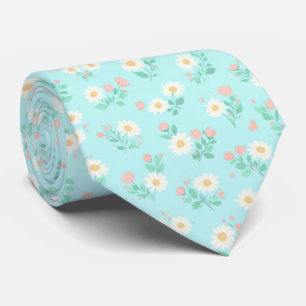 Pastell Tusenskönaspridningsmönster Slips