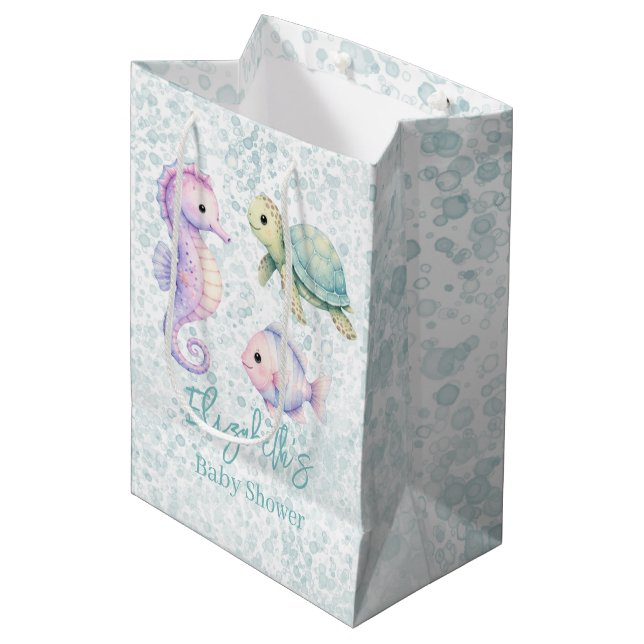 Pastell Under Havet Baby Shower  (Framsidan Vinklad)