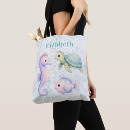 Pastell Under The Sea Baby Shower Present Tygkasse