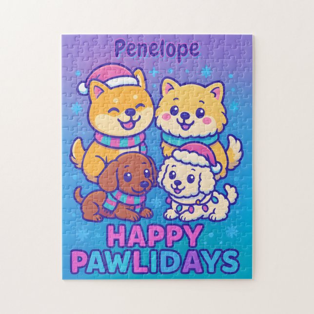 Pastell valpar pussel (Vertikal)