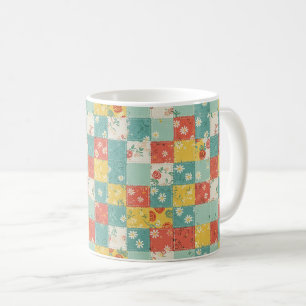 Pastell vårrosmönster kaffemugg