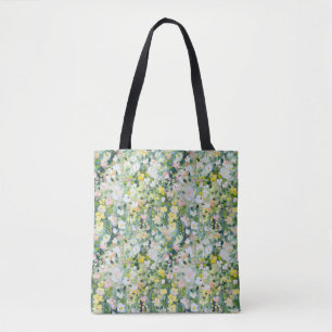 Pastell Vattenfärg Äng Totebag Tygkasse