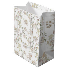 Pastell Vattenfärg blommor Presentpapper av 3