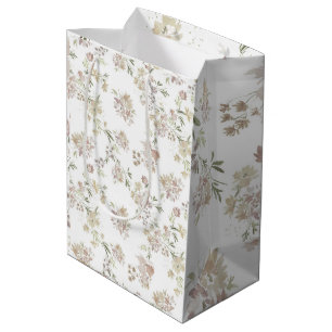 Pastell Vattenfärg blommor Presentpapper av 3