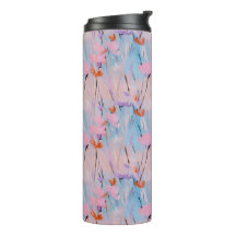Pastell vattenfärg vildblomma