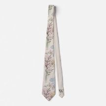 Pastell Wildflower Collage – Chic Blommig Geometri