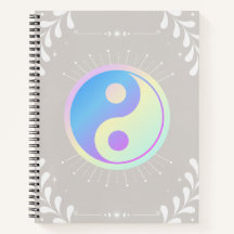 Pastell Yin-Yang anteckningsbok