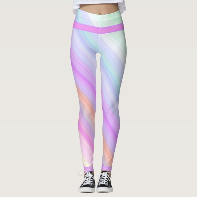 Pastell Yoga Leggings (Framsida)