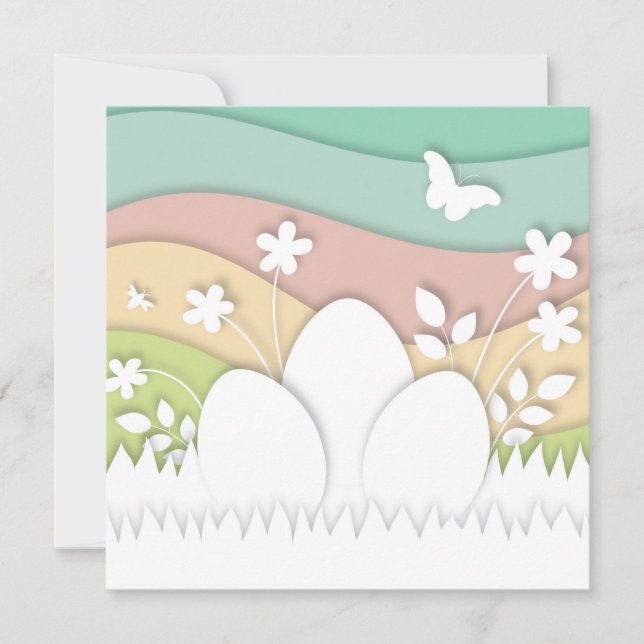 Pastellägg från glad påsk (Framsida)