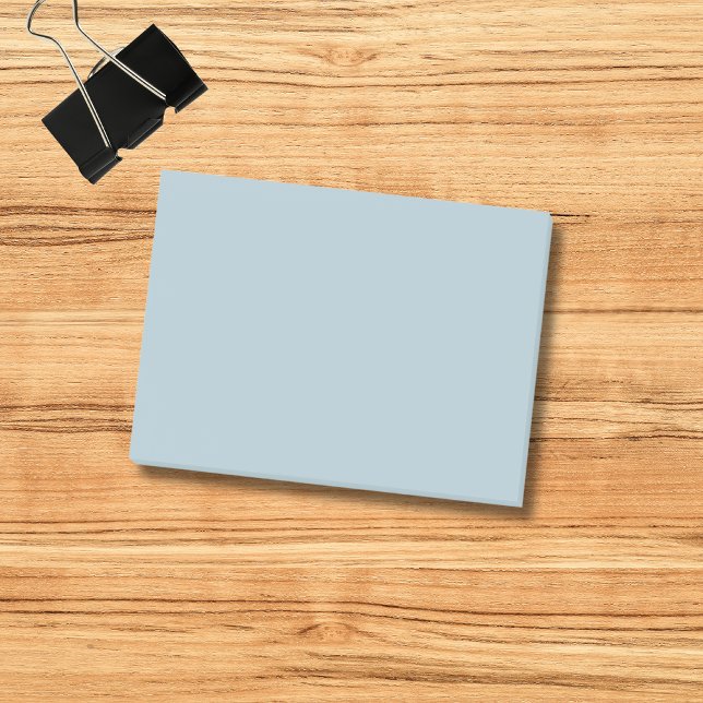 Pastellblå enfärgad | Klassisk | Elegant Post-it Block (Skapare uppladdad)