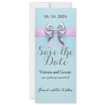 Pastellblå färgad med en båge