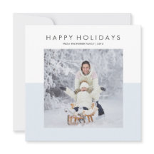 Pastellblå och vita moderna Helgdagar | Foto