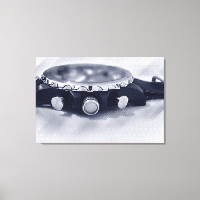 pastellblå timme canvastryck (Framsida)