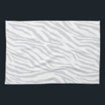 Pastellblå Zebra mönstrad Kökshandduk<br><div class="desc">Pastellblå zebra mönstrad på vit bakgrund. Enbart designad för dig av Lycklig Dolphin Studio. Kontakta oss på happydolphinstudio@outlook.com om du behöver hjälp eller matchande produkter.</div>