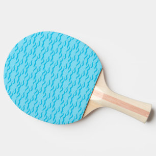 Pastellblåa havsvågor Fredlig ocean Pingisracket