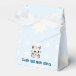 Pastellblått grått baby drake presentaskar