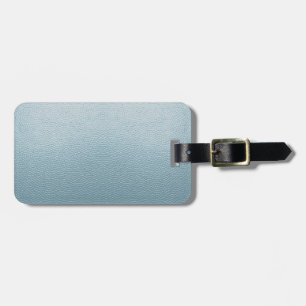 Pastellblått läder bagagebricka