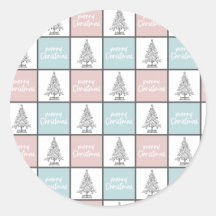 Pastellblått och Rosa Modern Mönster