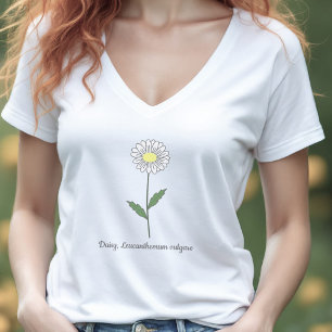 Pastellblomma från botaniska Daisy T Shirt