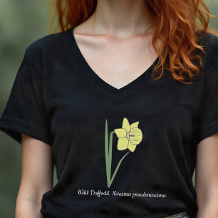 Pastellblomma från botaniska dil t shirt