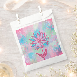 Pastellblomma, handdragen