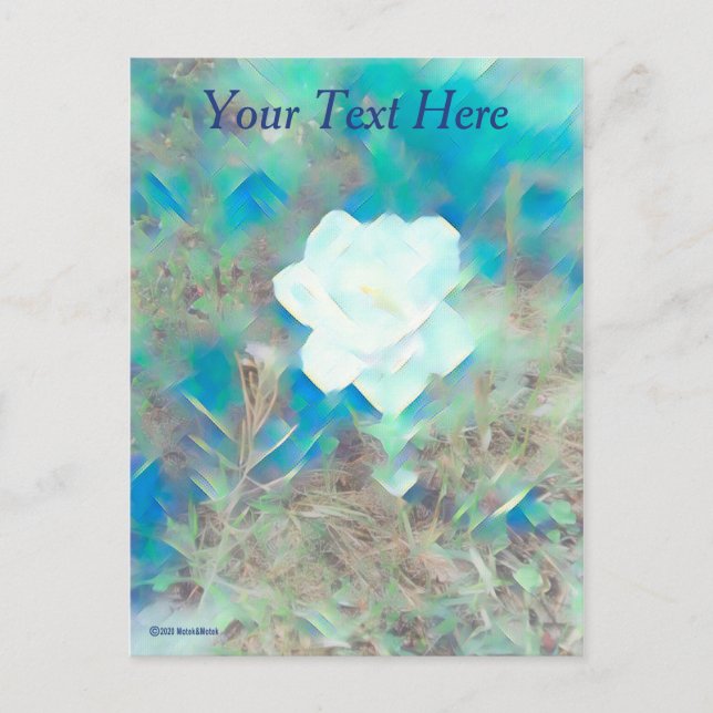 Pastellblomma Vykort (Framsida)