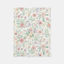 Pastellblommiga Flygtäcken