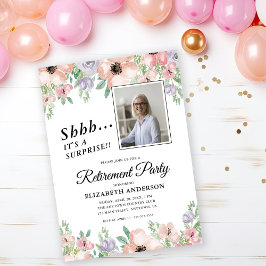 Pastellblommor i Pension Party Elegant Inbjudningar
