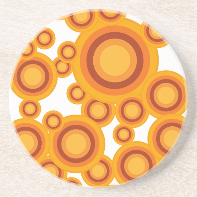 pastellcirkel för orange underlägg (Framsidan)