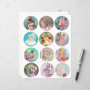 Pastellcirklar 2,5 tum Clipart