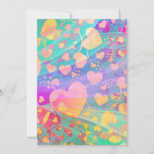 Pastelldesign i Heart Kärlek Mönster