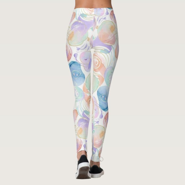 Pastelldesign Leggings (Baksida)