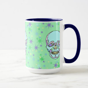 PastellDöskallar och stenkaffe Mugg