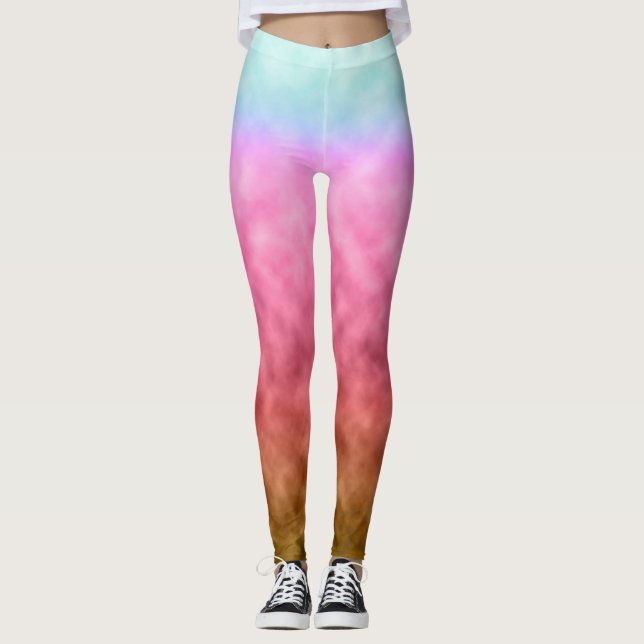 Pastelldrift Leggings (Framsida)