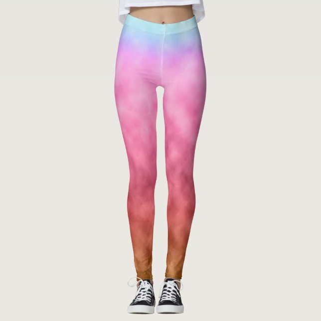 Pastelldrift Leggings (Framsida)