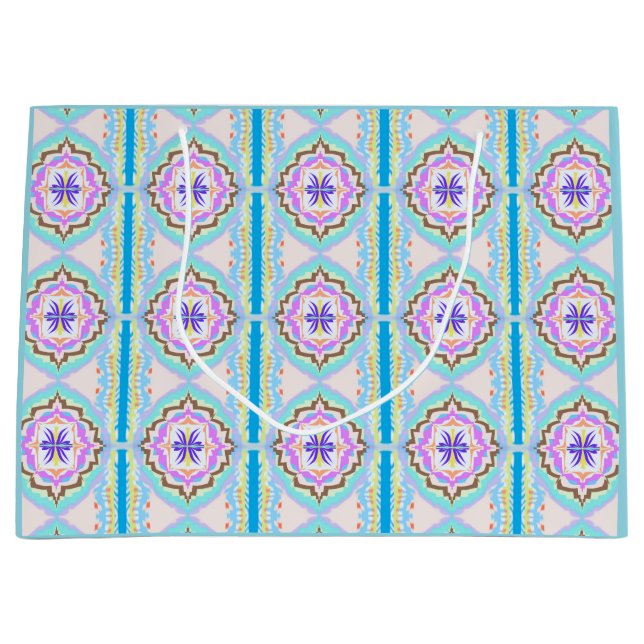 Pastelldröm Boho Geometrisk Kalejdoskop (Framsidan)
