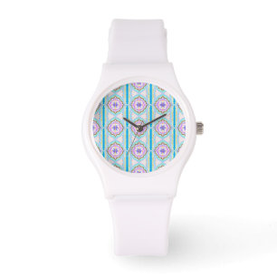 Pastelldröm Boho Geometrisk Kalejdoskop Armbandsur