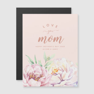 Pastellera Blommigtar Kärlek Du Mamma minimalistko