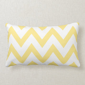 Pastellernas Gult Chevron Lumbarkudde