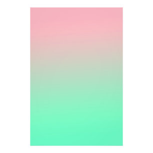 Pastellernas rosa och blek grönt ska alltid ses fototryck