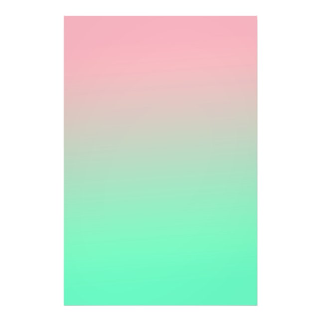 Pastellernas rosa och blek grönt ska alltid ses fototryck (Framsidan)