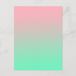 Pastellernas rosa och blek grönt ska alltid ses vykort
