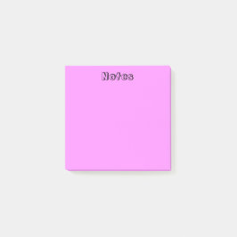 Pastellernas Rosa Post-it Block