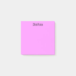 Pastellernas Rosa Post-it Block