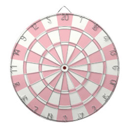 Pastellets Rosa och vitt Darttavla