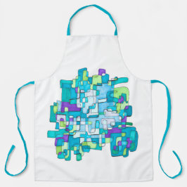 Pastellfarbene Schürze